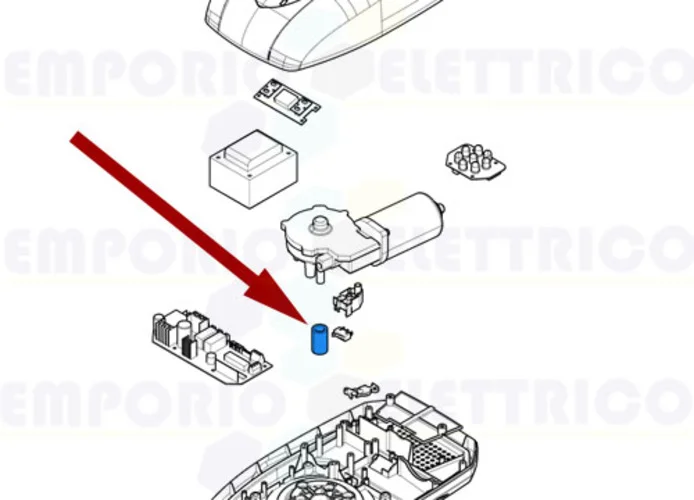 came Ersatzteil des Adapters für Welle der Motoren v6000 ver 119rie169