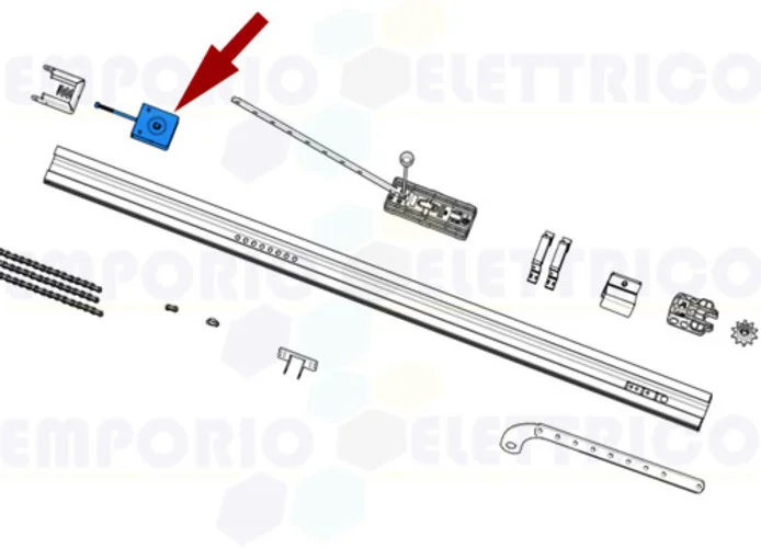 came Ersatzteil des Spannhalters v6000 119rie180