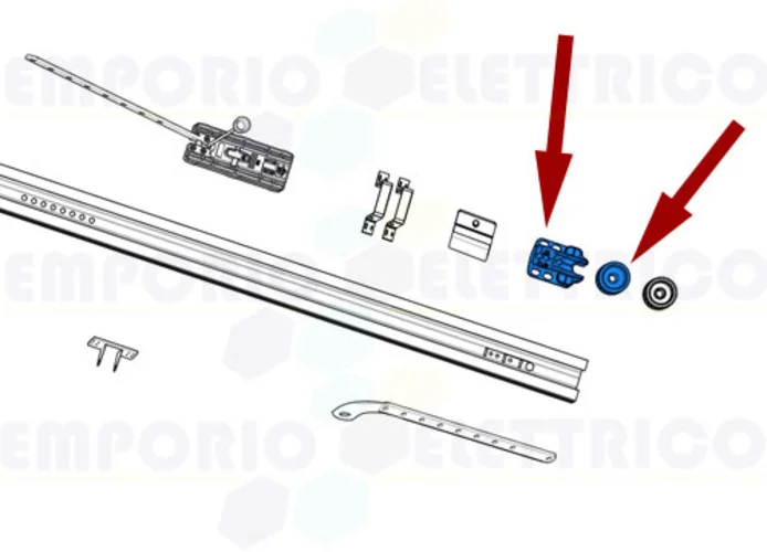 came Ersatzteil des Terminals+Riemenscheibe der Riemenführung v6000 119rie186