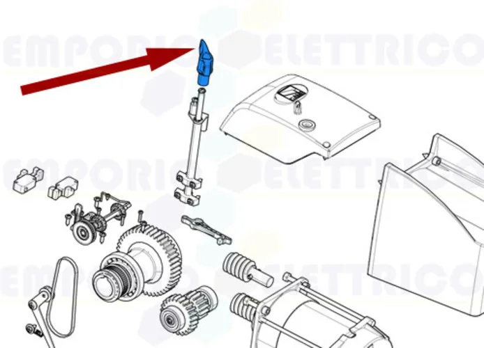 came Ersatzteil des Entriegelungshebels c-bx 119ricx018