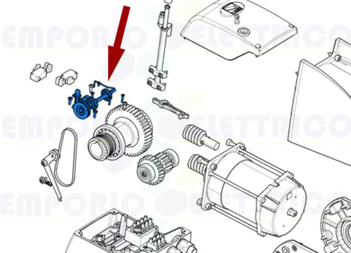 came Ersatzteil der mechanischen Endschaltergruppe c-bx 119ricx021