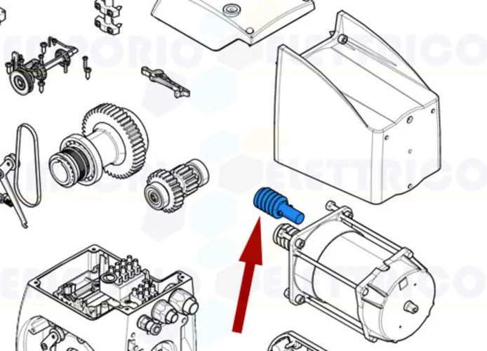 came Ersatzteil der Schraube ohne Ende c-bx 119ricx029