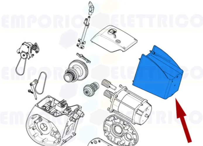 came Ersatzteil der Abdeckung des Motors c-bx 119ricx035