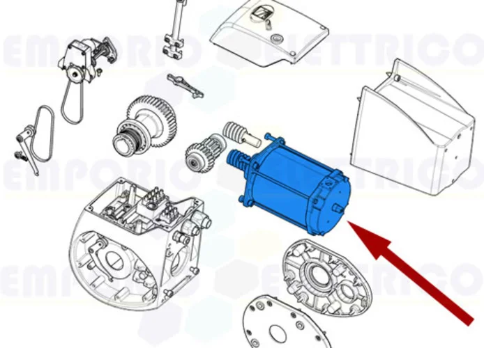 came Ersatzteil der Motorgruppe c-bx 119ricx040