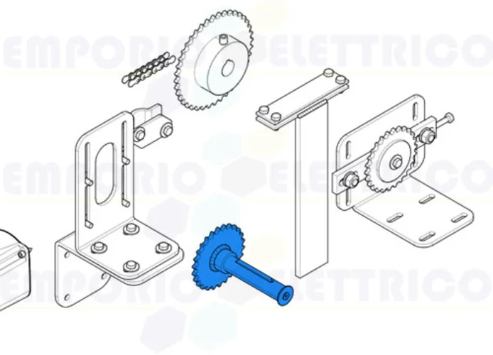 came Ersatzteil der Getriebewelle c-bx 119ricx013