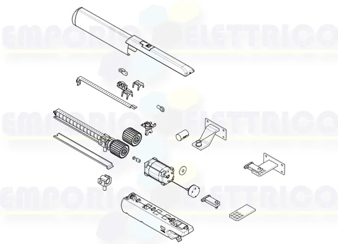 came Seite Ersatzteile des Motors 001a3000 a3000