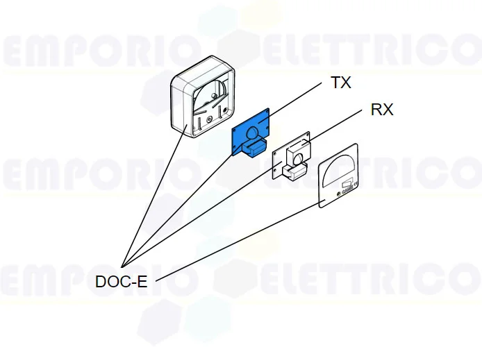 came Ersatzteil der elektronischen Platine tx doc-e 119rir018