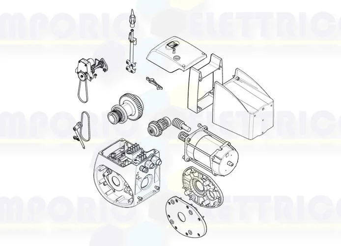 came Seite Ersatzteile des Motors 001c-bxek c-bxek