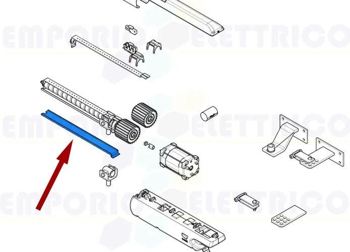 came Ersatzteil der Schutzplatte x 5 Stück ati3 88001-0220