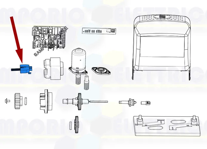 came Ersatzteil der mechanischen Endschaltergruppe bz 119ribz015