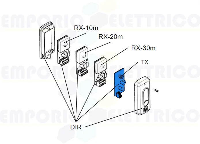 came Ersatzteil der elektronischen Platine tx dir 119rir136