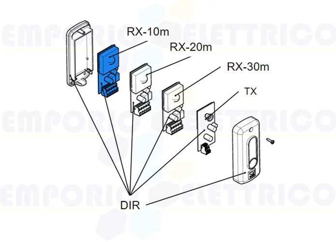 came Ersatzteil der elektronischen Platine rx dir10 119rir137