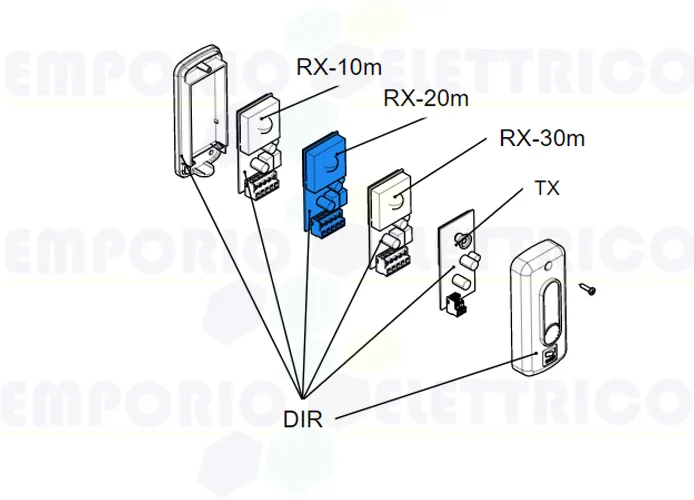 came Ersatzteil der elektronischen Platine rx dir20 119rir138