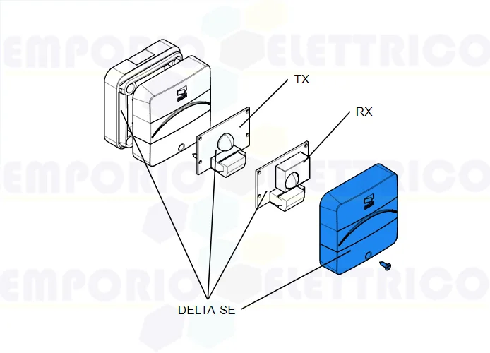 came Ersatzteil der vorderen Abdeckung delta-se 119rir388