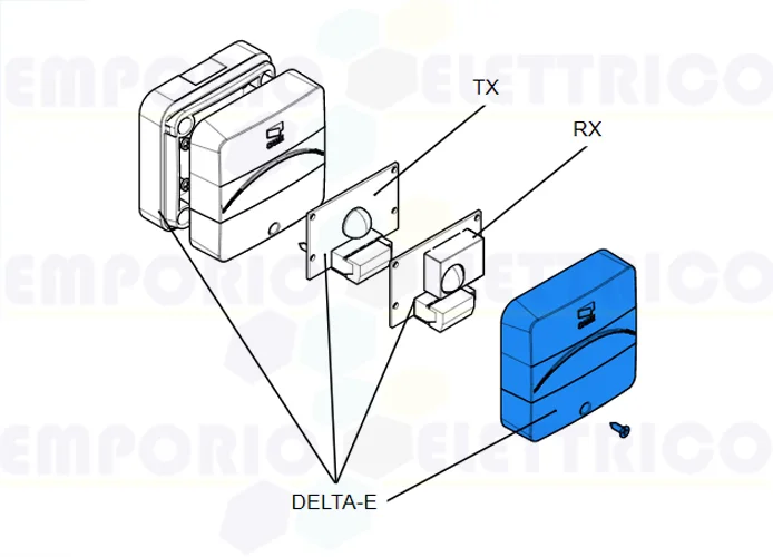 came Ersatzteil der 4 Stück Packung der vorderen Abdeckung delta-e 88006-0025