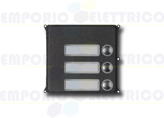 came bpt Frontpanel für Klingeltastenmodul mit 3 Tasten mtmf3pvr 60020670