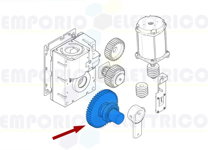 came Ersatzteil der langsamen Welle g2500 g4000 119rig050 