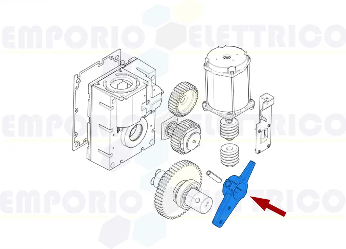 came Ersatzteil des Arms Getriebemotor gard 119rig052