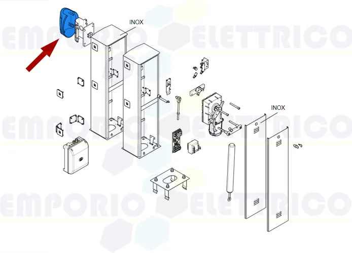 came Ersatzteil der Abdeckung des Flansches für Stange g3250 g3750 119rig325