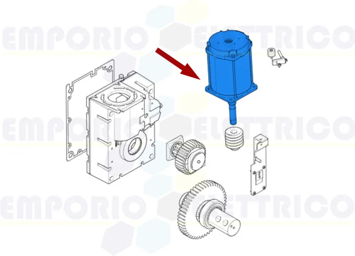 came Ersatzteil des Motors 24v dc g3000 g2080e g4040e 119rig405