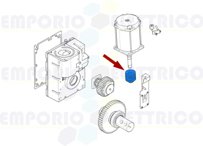 came Ersatzteil der Schraube ohne Ende g3000 119rig413