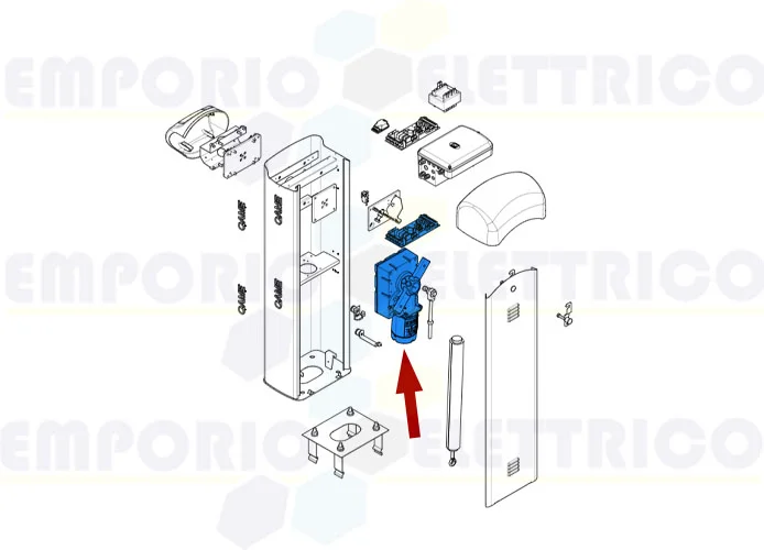 came Ersatzteil Untersetzungsgetriebe Kit z32 g4040ezt + Platine 88003-0059