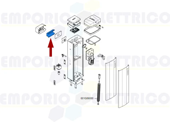 came Ersatzteil des Befestigungsflansches für Stange gt4-gx4 88003-0072