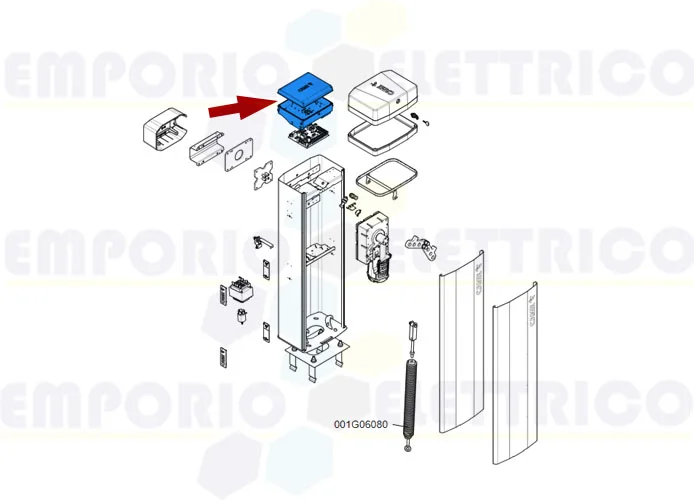 came Ersatzteil des Gehäuse der Steuereinheit gt4-gt8 88003-0081 