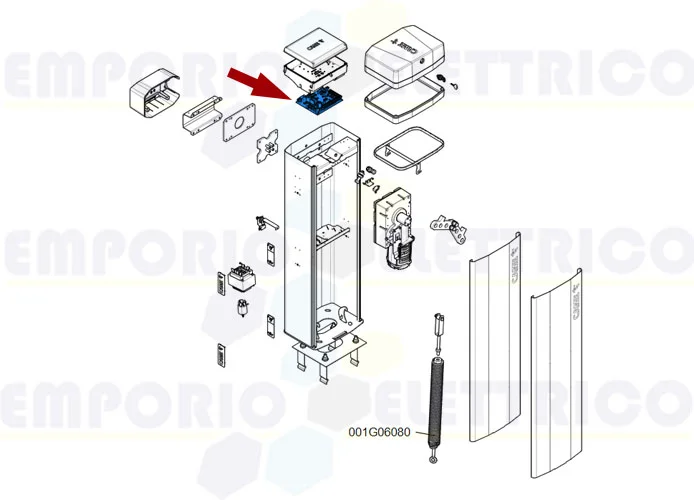 came Ersatzteil der elektronischen Platine zl392 ver.b 88003-0083