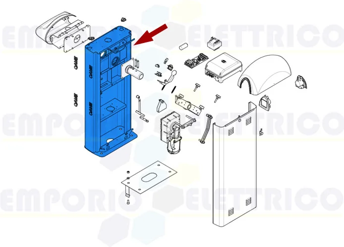 came Ersatzteil der Abdeckung der Schranke gard 8 119rig145