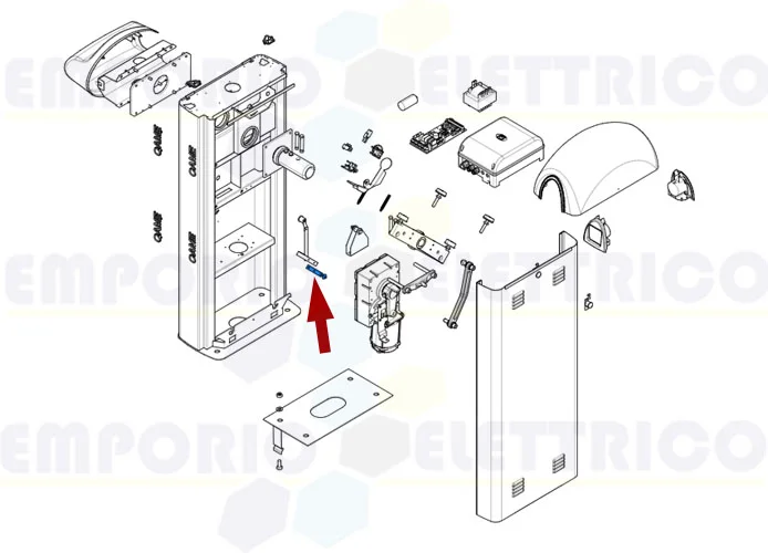 came Ersatzteil der Freigabestange gard8 119rig515