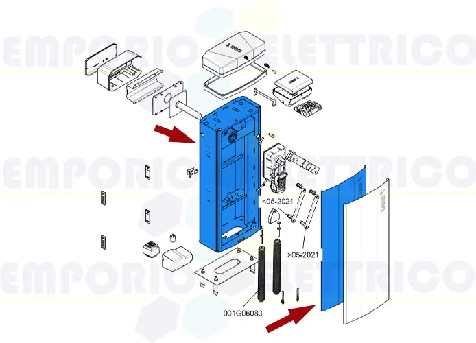 came Ersatzteil Schrank mit Tür Schranke gt8 88003-0097