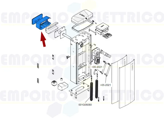 came Ersatzteil der Abdeckung für Angriff der Stange gt8 88003-0102