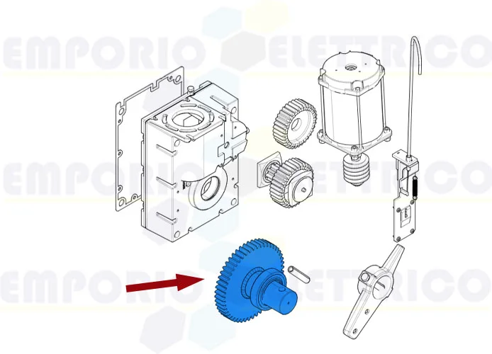 came Ersatzteil der langsamen Welle g12000 119rig100