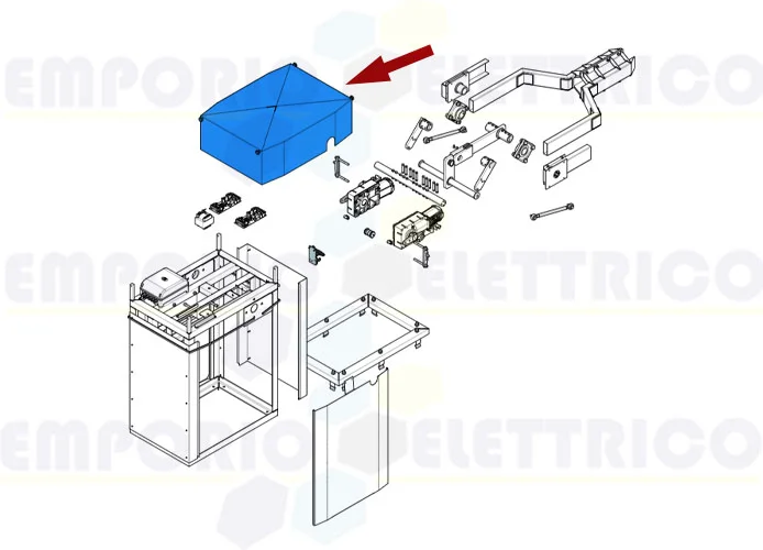 came Ersatzteil des Deckels der Abdeckung g12000 119rig110