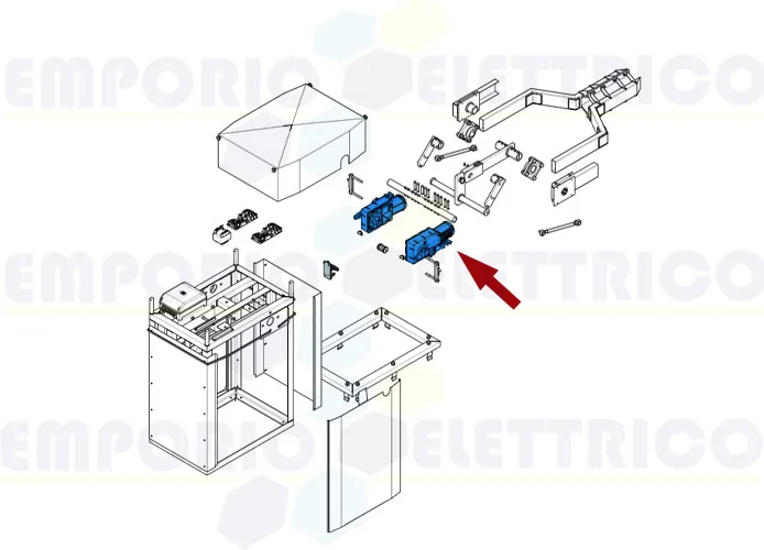 came Ersatzteil des Getriebemotors gard 12 119rig200