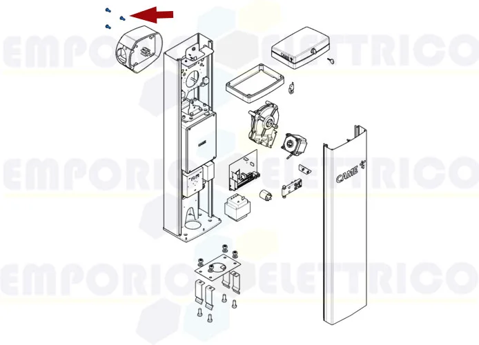 came Ersatzteil der Schrauben aus Kunststoff für Gelenk 20pz 88003-0041