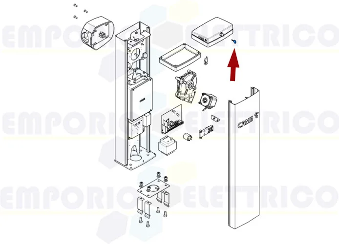 came Ersatzteil des verschlüsselten Schlüsselpaares 7233 gpt40 88003-0090