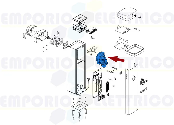 came Ersatzteil des Getriebemotors der Schranke gpx40mgc 88003-0094