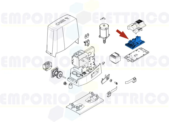 came Ersatzteil der elektronischen Platine zn8 bkv umkehrbar 88001-0269