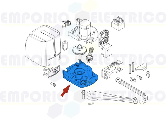 came Ersatzteil des Kastens des Getriebemotors fa70230 fa70230cb 88001-0265