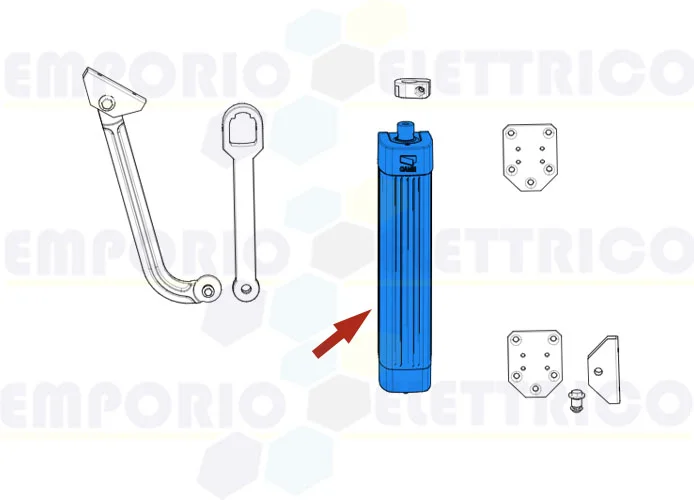 came Ersatzteil des Getriebemotors f500 keine Arme 88001-0241