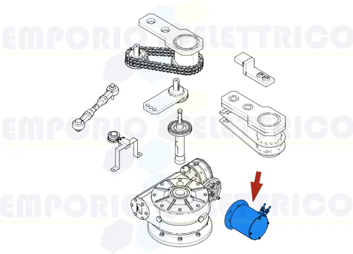 came Ersatzteil der Motorgruppe frog-ms 119ria081