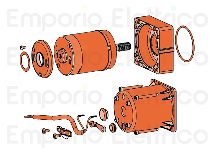 faac Ersatzteil des Motors 390/trigon 24v 63000596