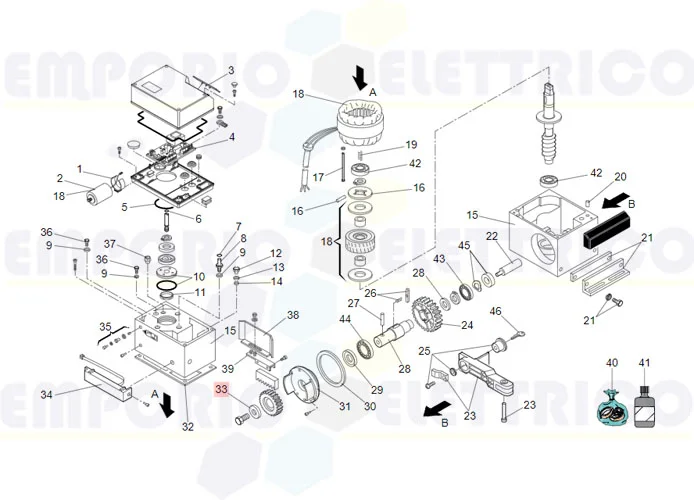 faac Ersatzteil der Unterlegscheibe spec.10,5x35x4 cat.a z 7030185