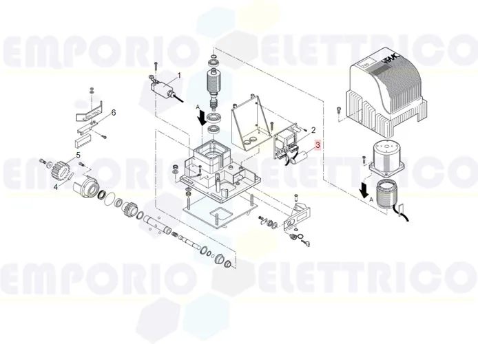 faac Ersatzteil des Kondensators 10 uf *f0096* 7601013