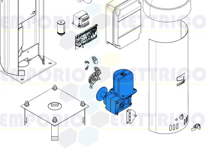 came Ersatzteil des Getriebemotors cat-x 230v 119rix023