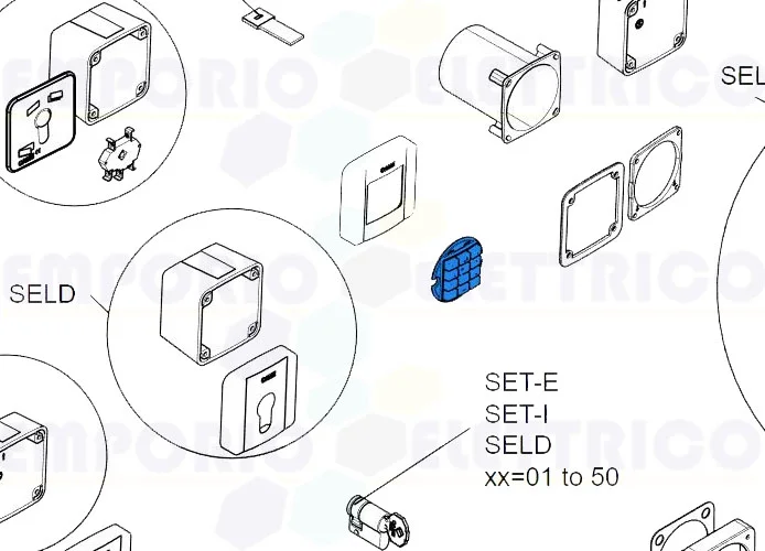 came Ersatzteil selt keypad aus Silikon 2 Stücke 88006-0051