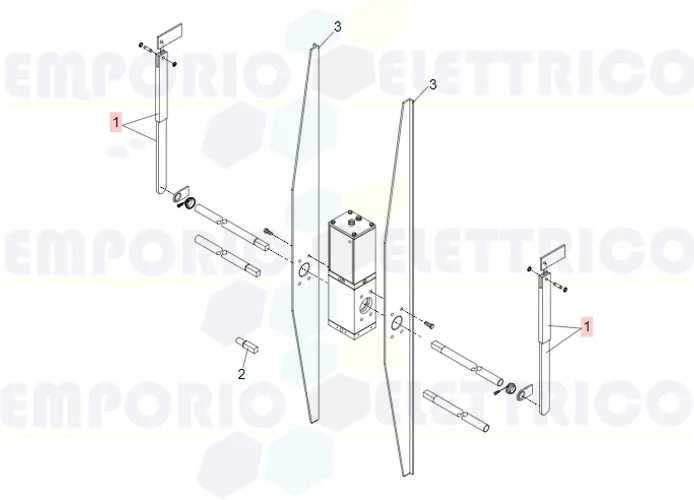 faac Ersatzteil des Teleskoparms 580 7387015