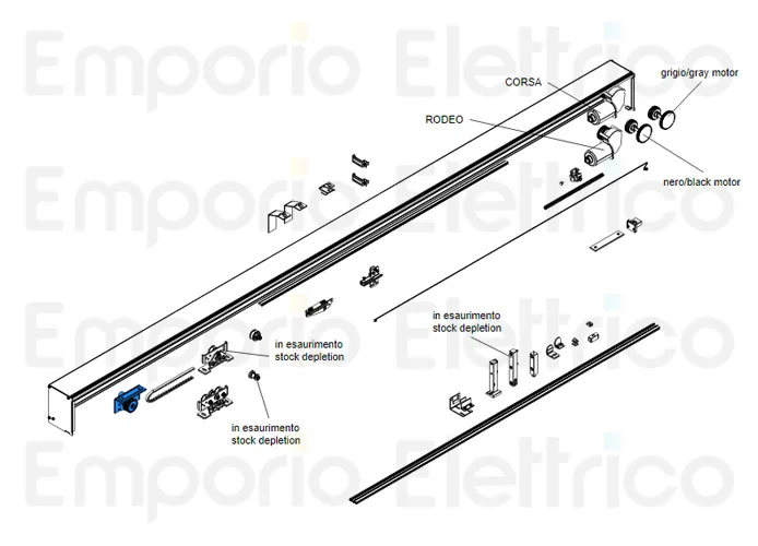 came original Ersatzteil der Transfergruppe mit Encoder corsa rodeo 119rip065